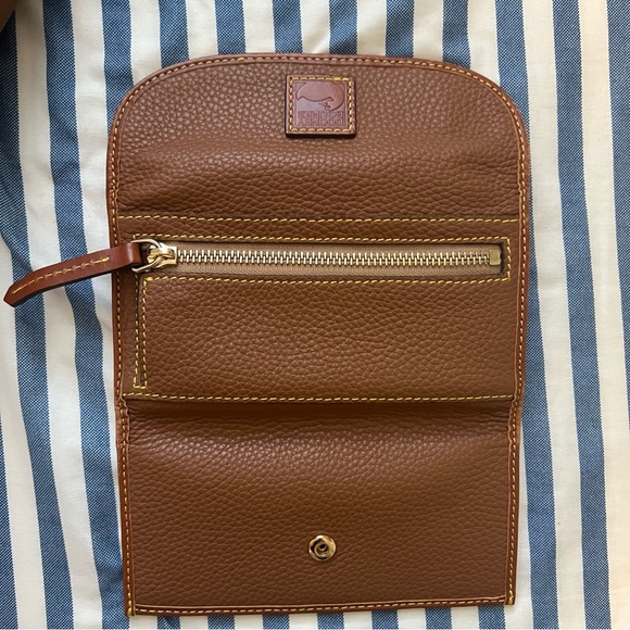 Dooney & Bourke Caramel Small Leisure Leather Tote and Wallet Set EUC - Picture 5 of 12